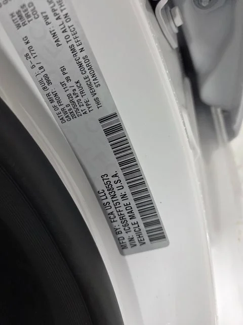 New 2026 Bright White Clear-Coat Exterior Paint RAM Big Horn/Lone Star image 21