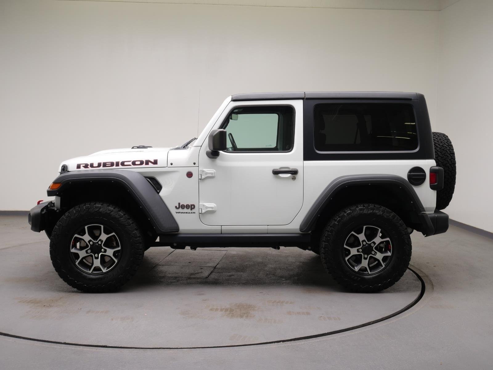 Used 2022 Bright White Clearcoat Jeep Rubicon image 3