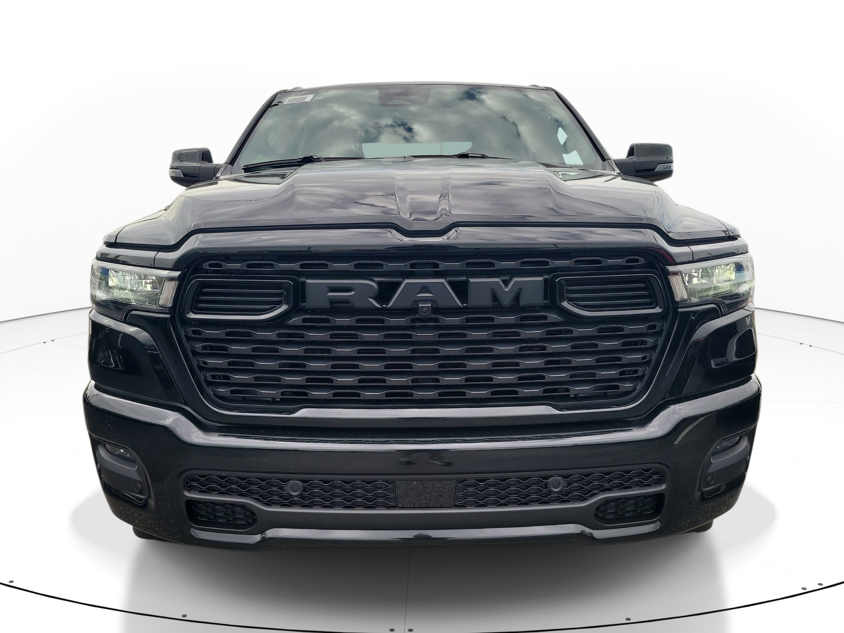 New 2026 Diamond Black Crystal Pearl-Coat Exterior Paint RAM Big Horn image 3