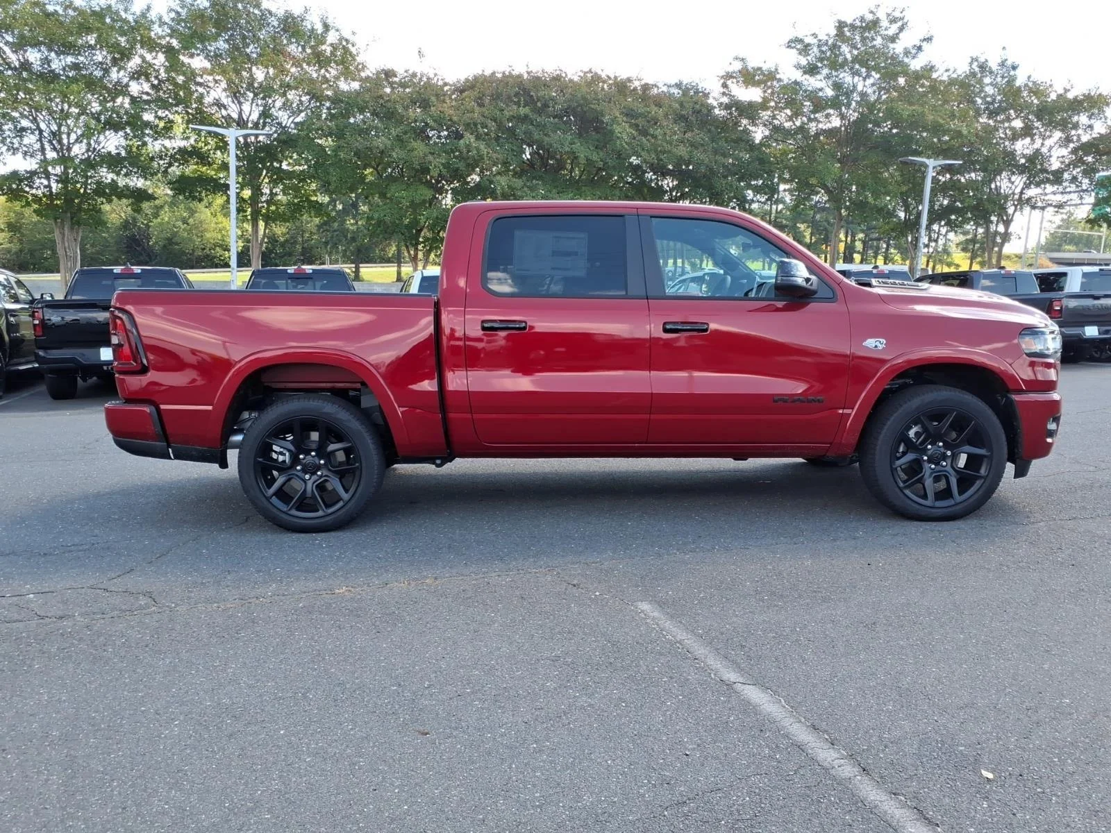 New 2026 Molten Red Pearl-Coat Exterior Paint RAM Laramie image 12