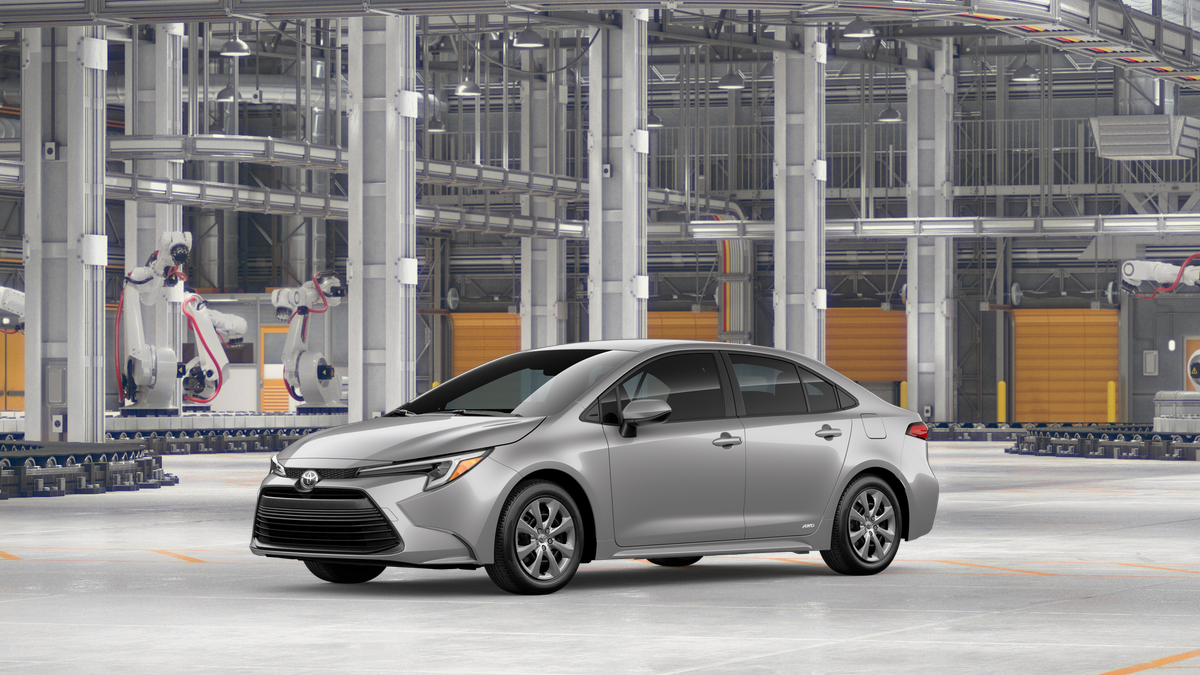 New 2026 Classic Silver Metallic Toyota Hybrid LE image 2