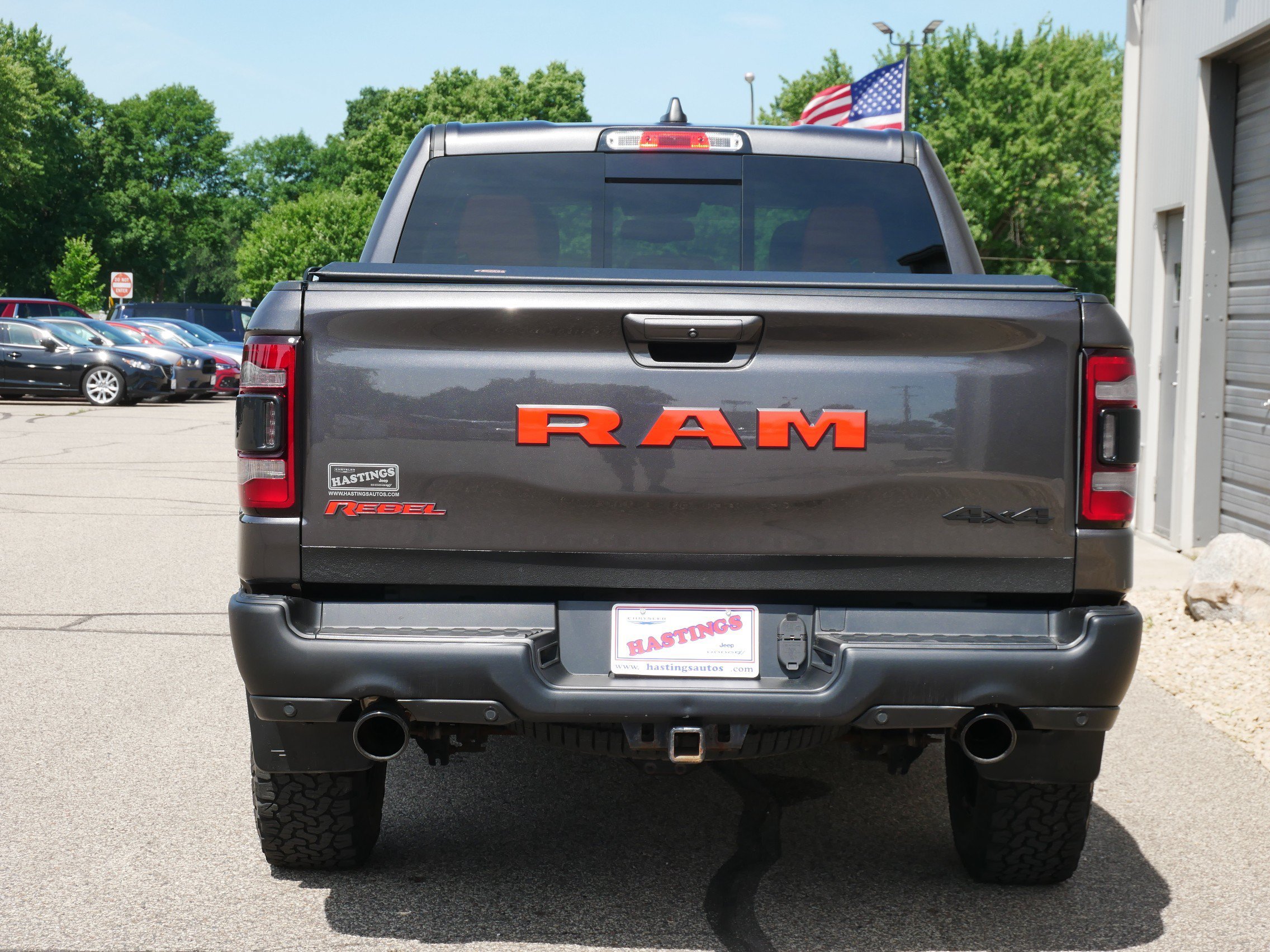 Used 2019 Granite Crystal Metallic Clearcoat Ram Rebel image 4