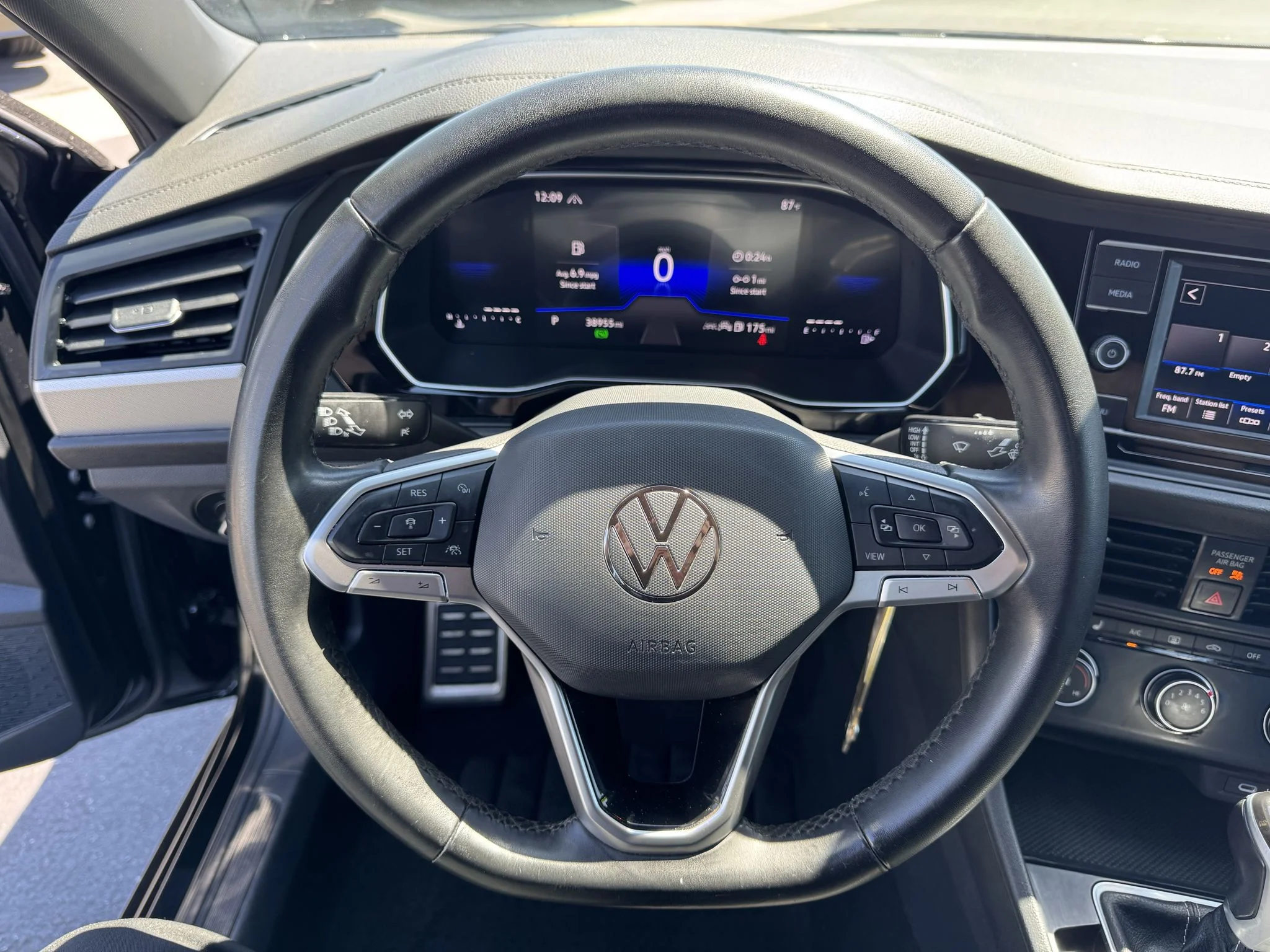 Used 2024 Deep Black Pearl Volkswagen Sport image 18