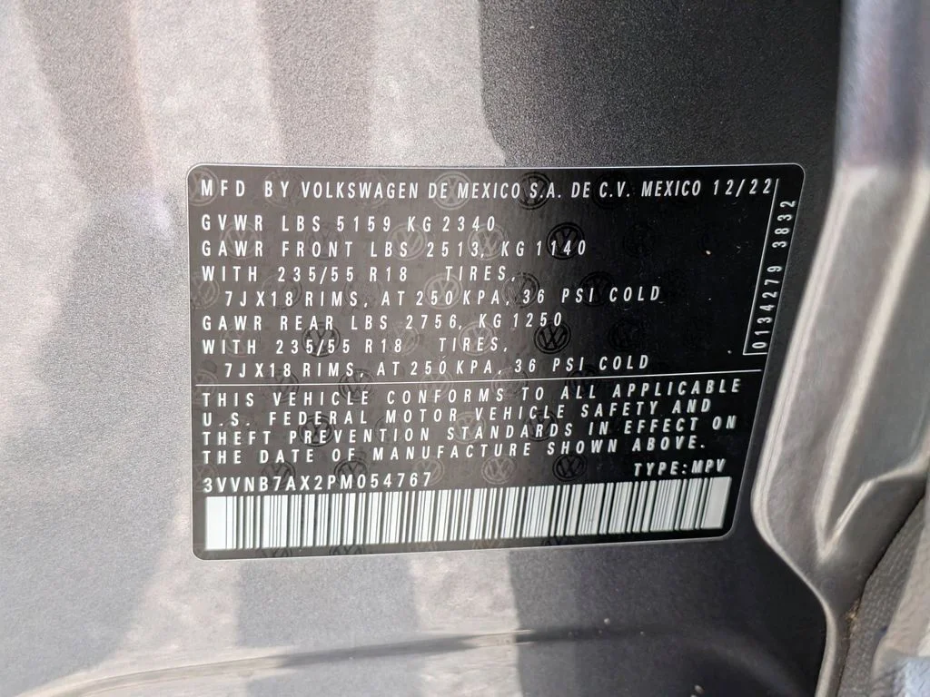 Certified Used 2023 Gray Volkswagen 2.0T SE image 35