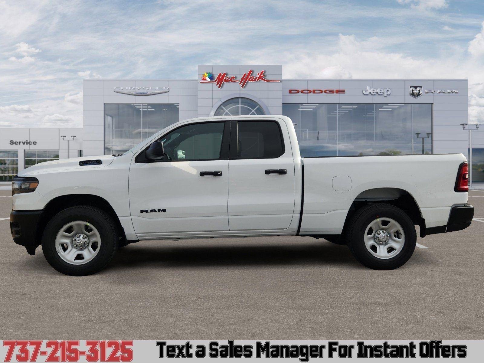 New 2026 Bright White Clear-Coat Exterior Paint RAM Tradesman image 2