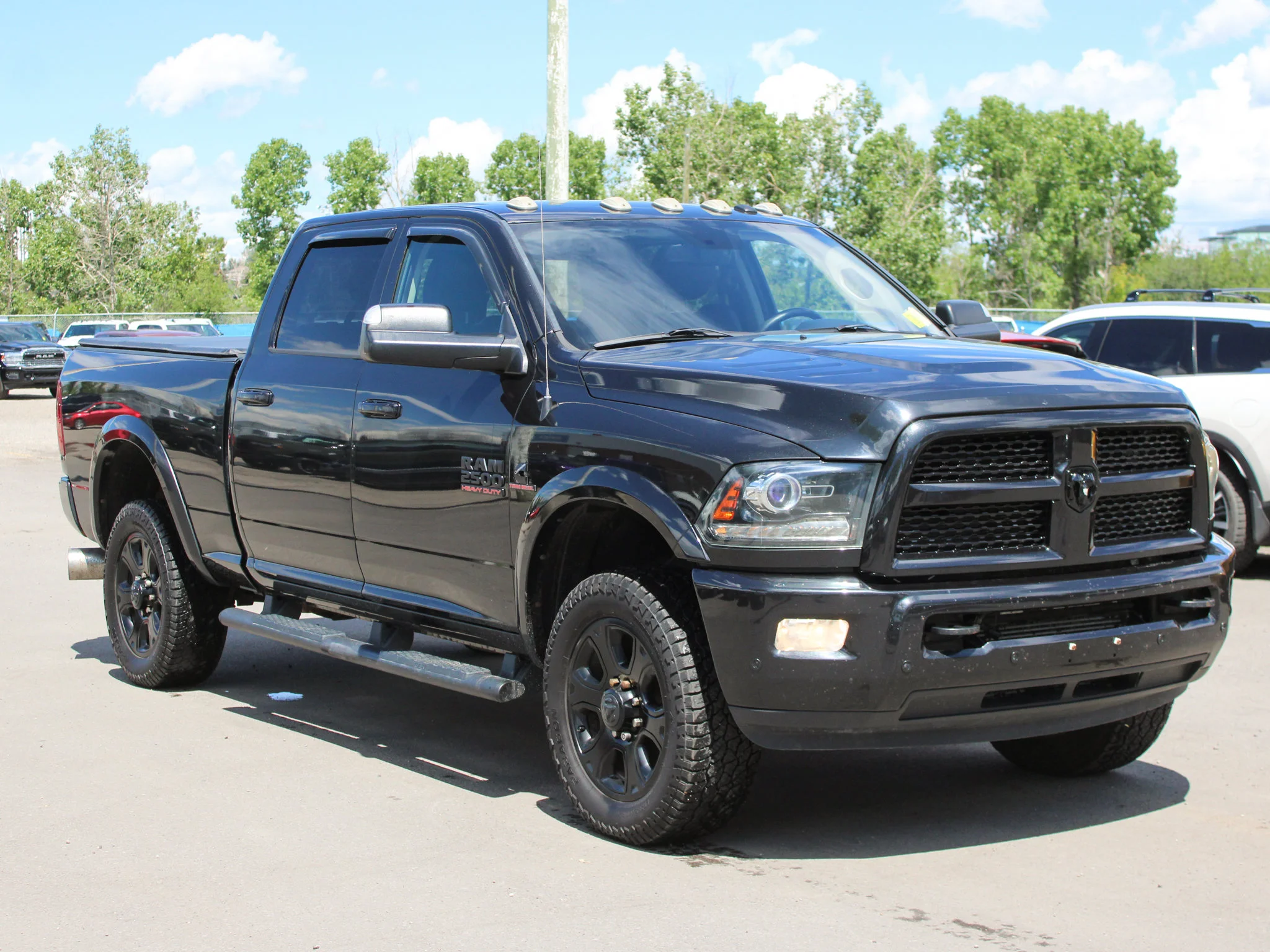 Used 2017 Black RAM Laramie* 6 Speed Manual | Heated/Vented Leather Seats | Nav | Bedliner | Diesel | Alpine image 6