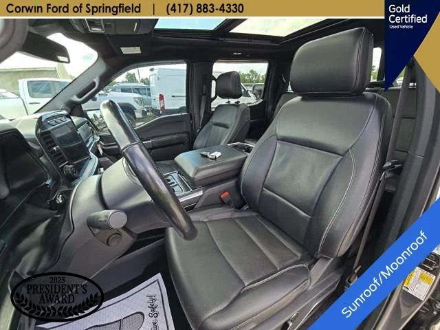 Used 2023 Carbonized Gray Metallic Ford Lariat image 11