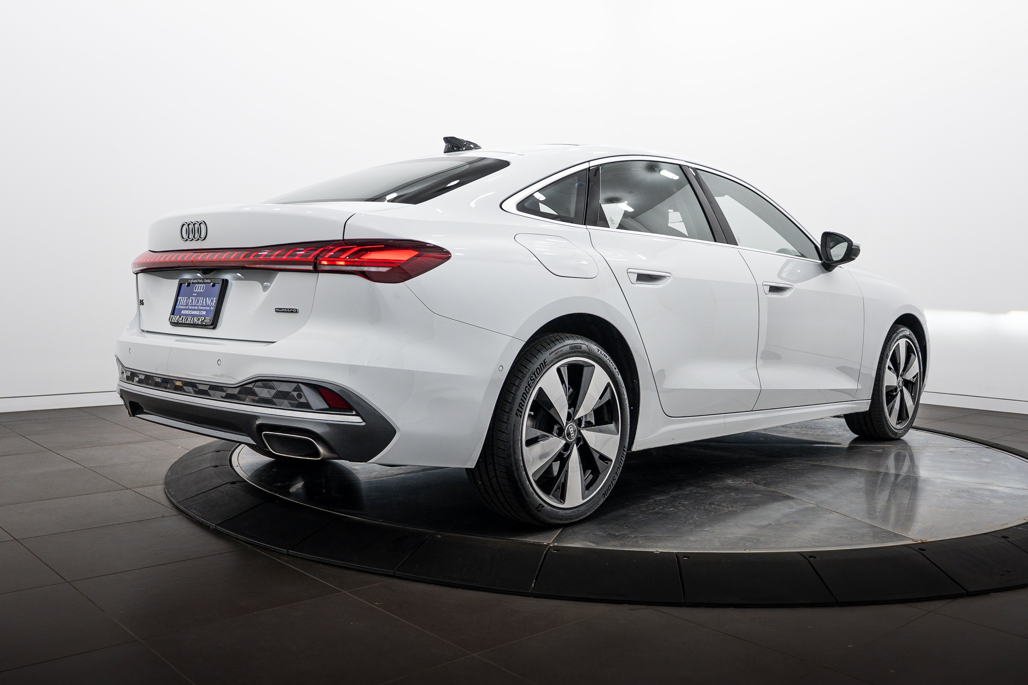 Used 2025 Glacier White Metallic Audi Premium Plus image 4