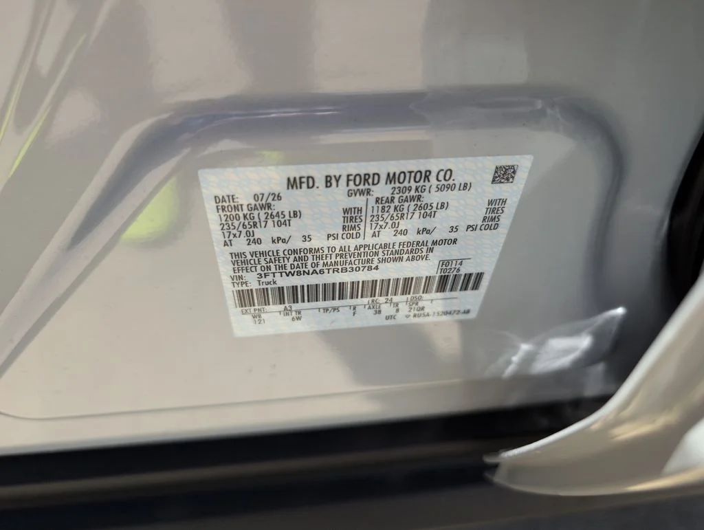 New 2026 White Ford Tremor image 36