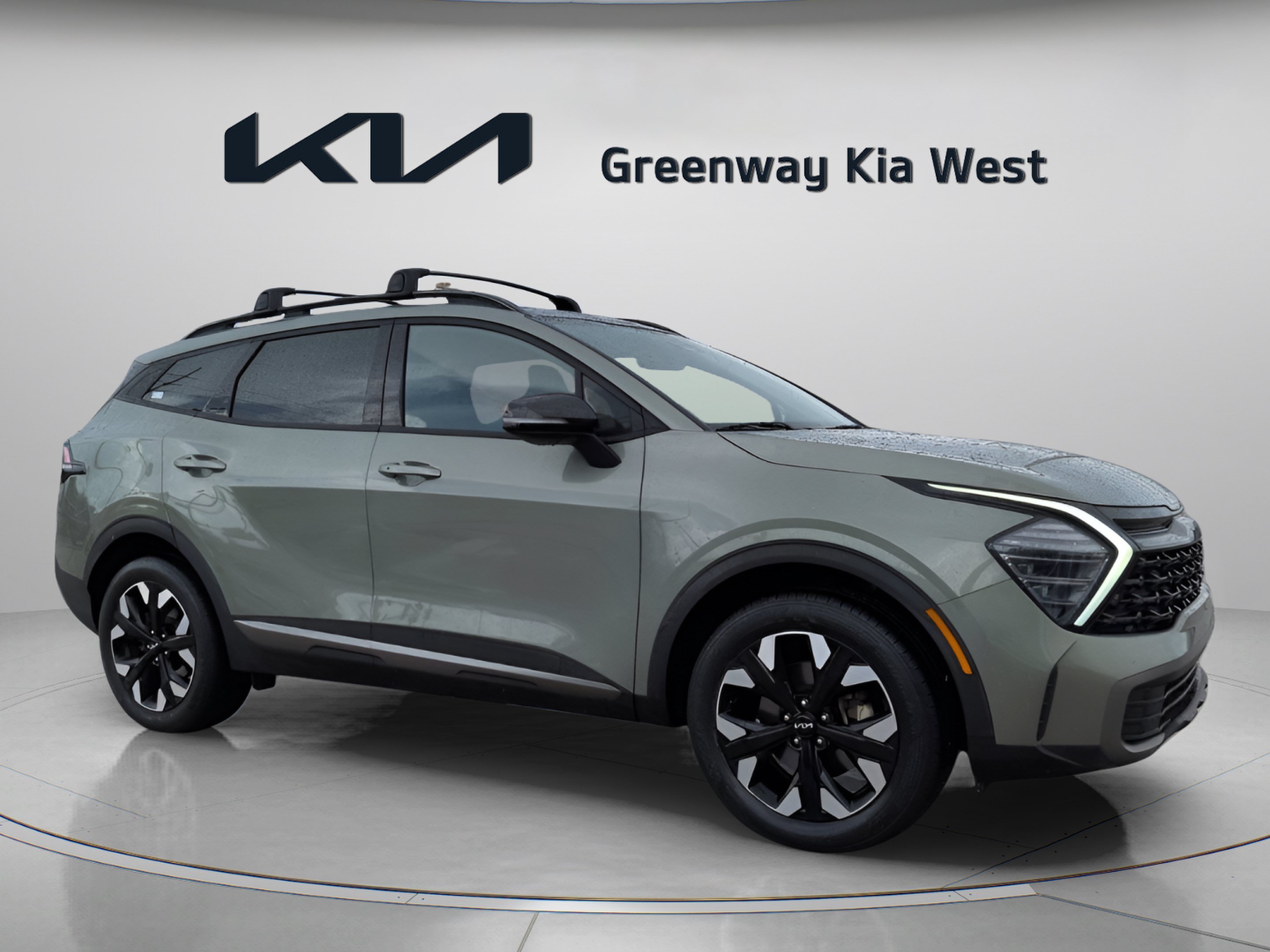 Certified Used 2024 Jungle Green Kia X-Line image 1