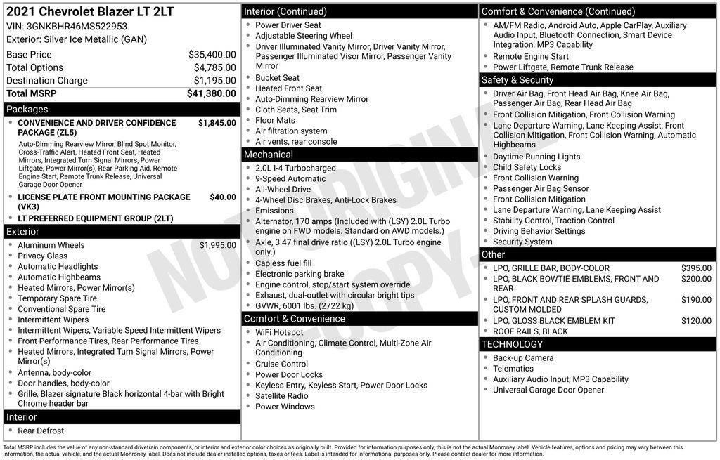 Used 2021 Silver Chevrolet LT image 29