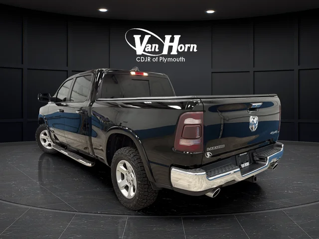 Used 2022 Diamond Black Crystal Pearlcoat Ram Laramie image 5