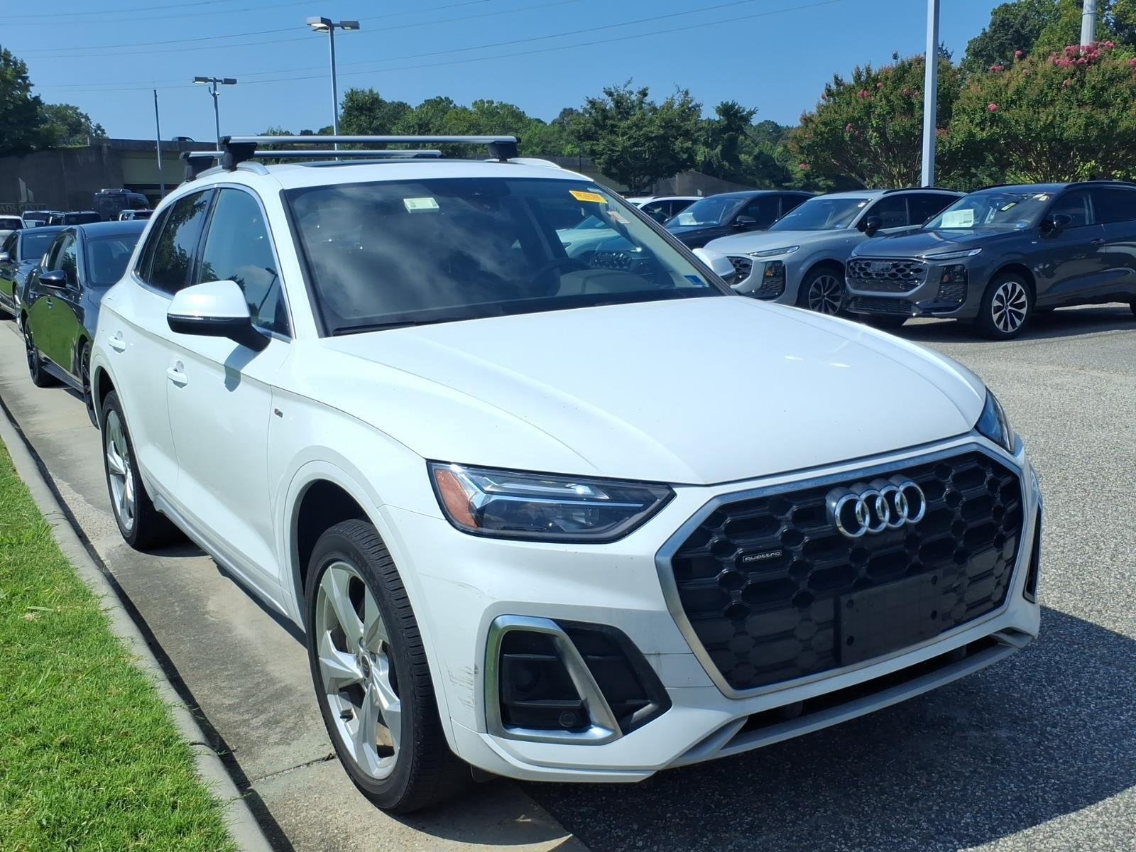 Used 2023 Glacier White Metallic Audi S line Premium Plus image 2