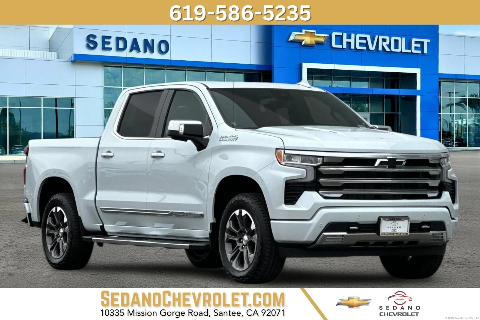 New 2026 Polar White Tricoat Chevrolet High Country image 1