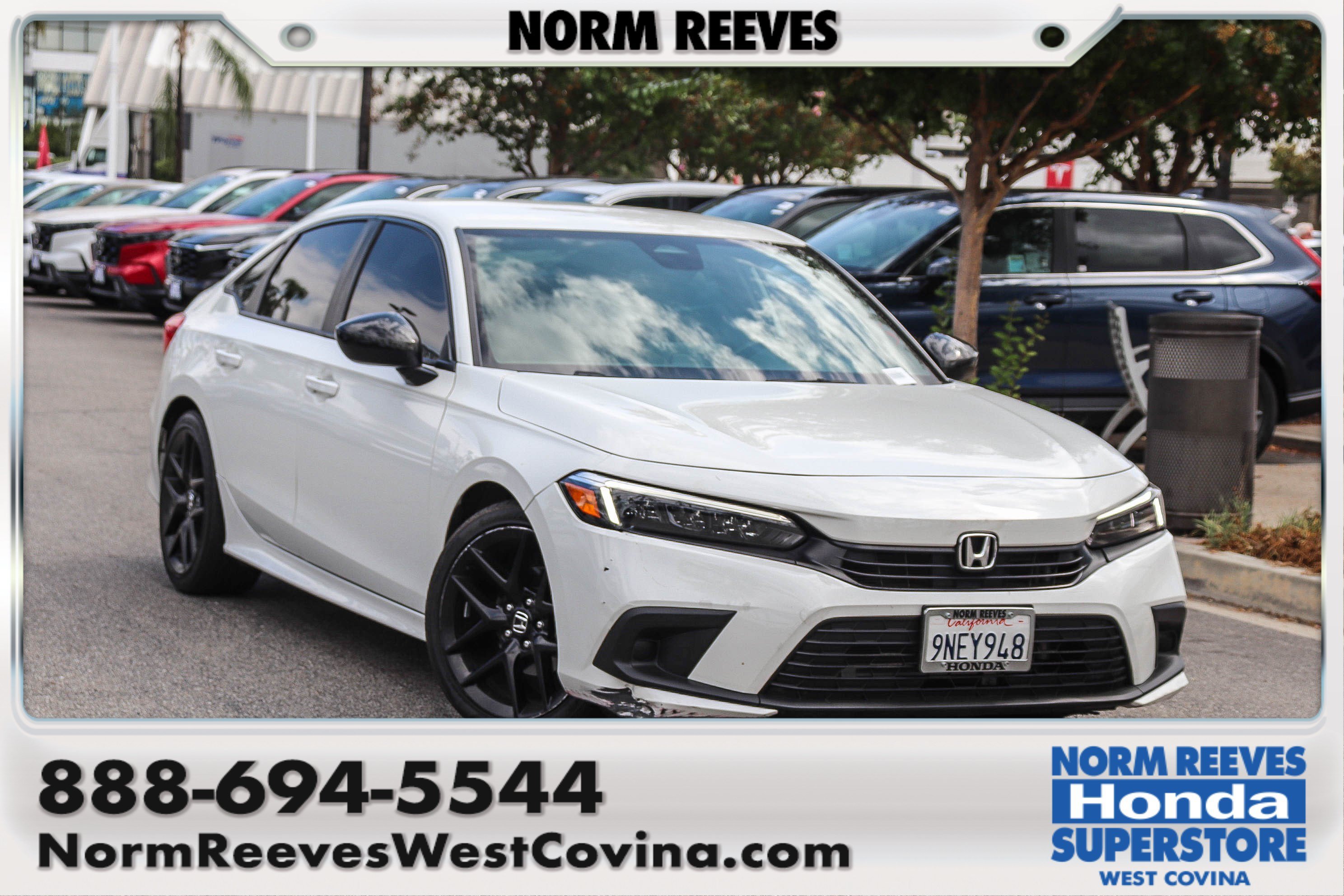 Certified Used 2024 Platinum White Pearl Honda Sport image 1