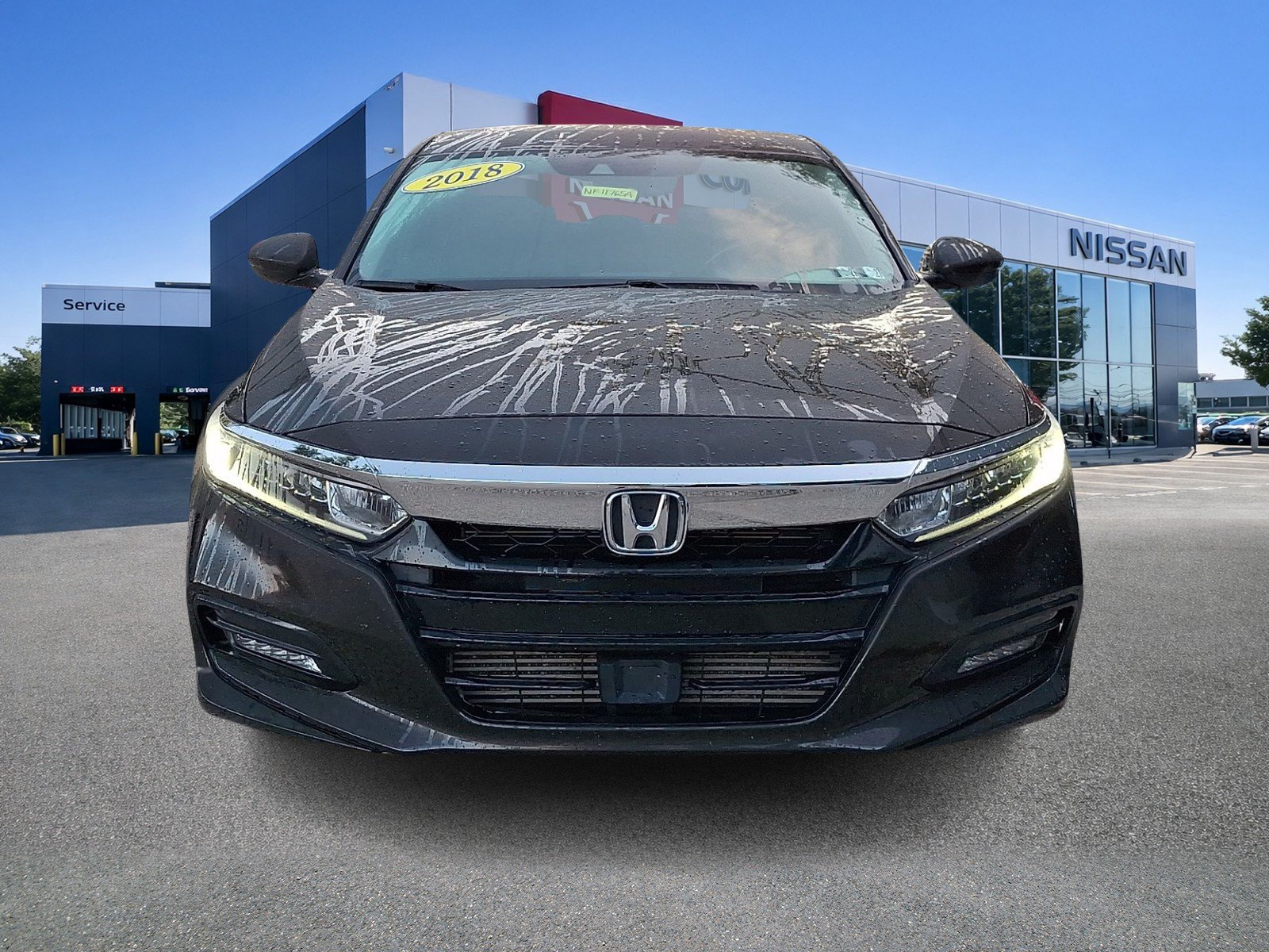 Used 2018 Crystal Black Pearl Honda EX-L 1.5T image 1