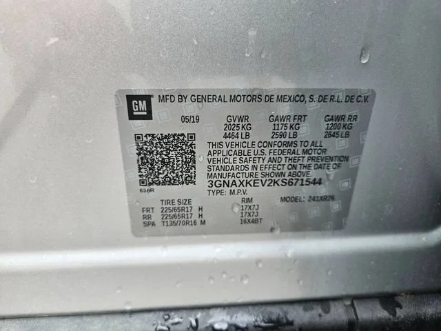 Used 2019 SILVER ICE METALLIC Chevrolet LT image 30