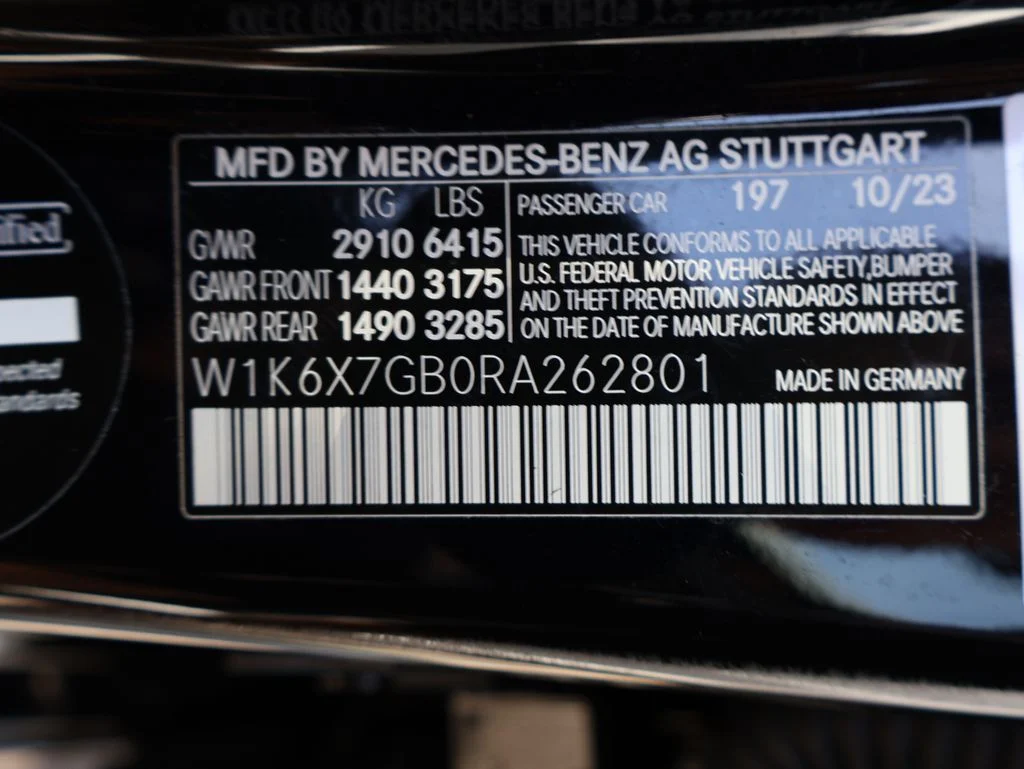 Certified Used 2024 Obsidian Black Mercedes-Benz Maybach S 580 image 44