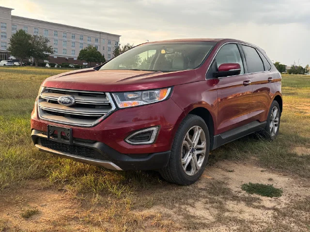 Used 2018 Red Ford Titanium image 1