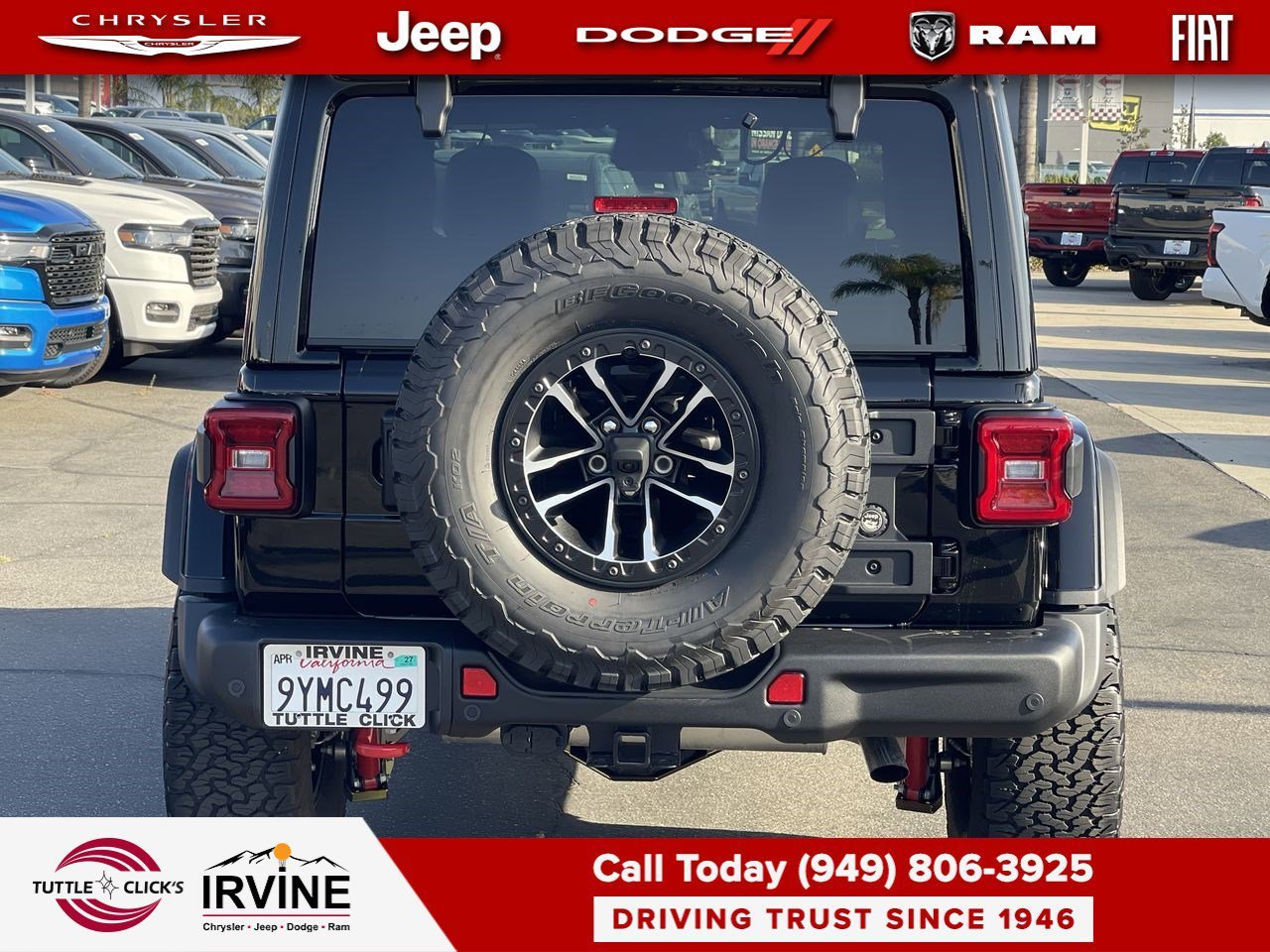 Used 2026 Black Clearcoat Jeep Rubicon X image 5
