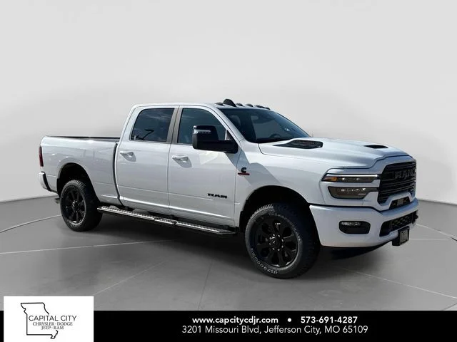 New 2026 Bright White Clear-Coat Exterior Paint RAM Laramie image 1