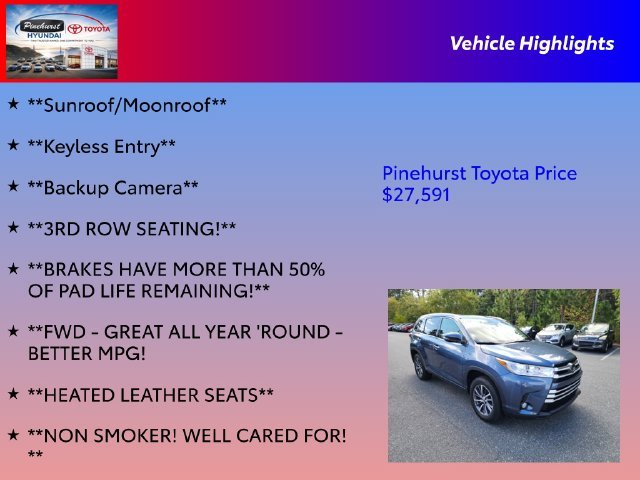 Used 2017 Blue Toyota XLE image 31