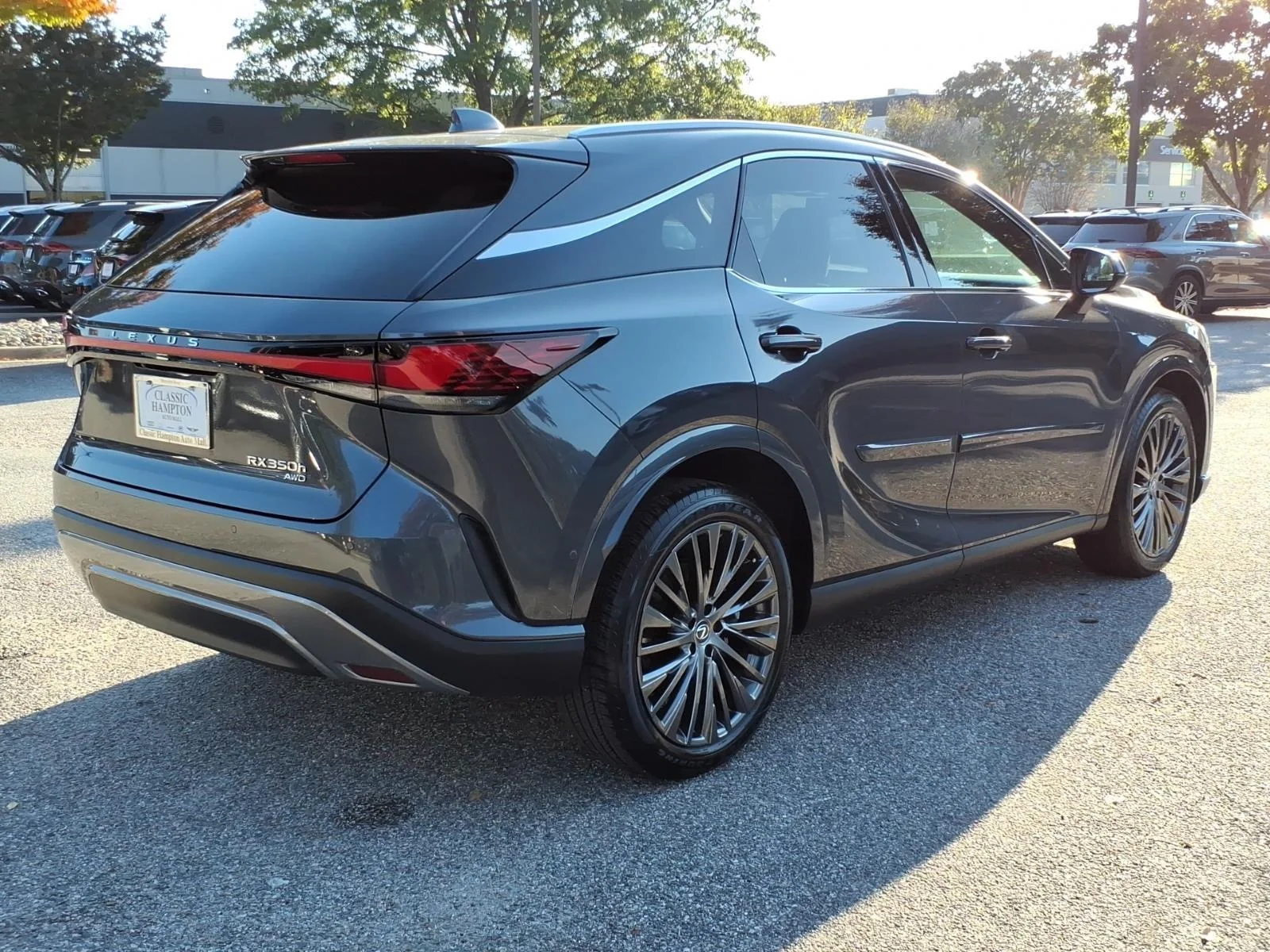 Used 2024 Cloudburst Gray Lexus RX 350h Luxury image 8