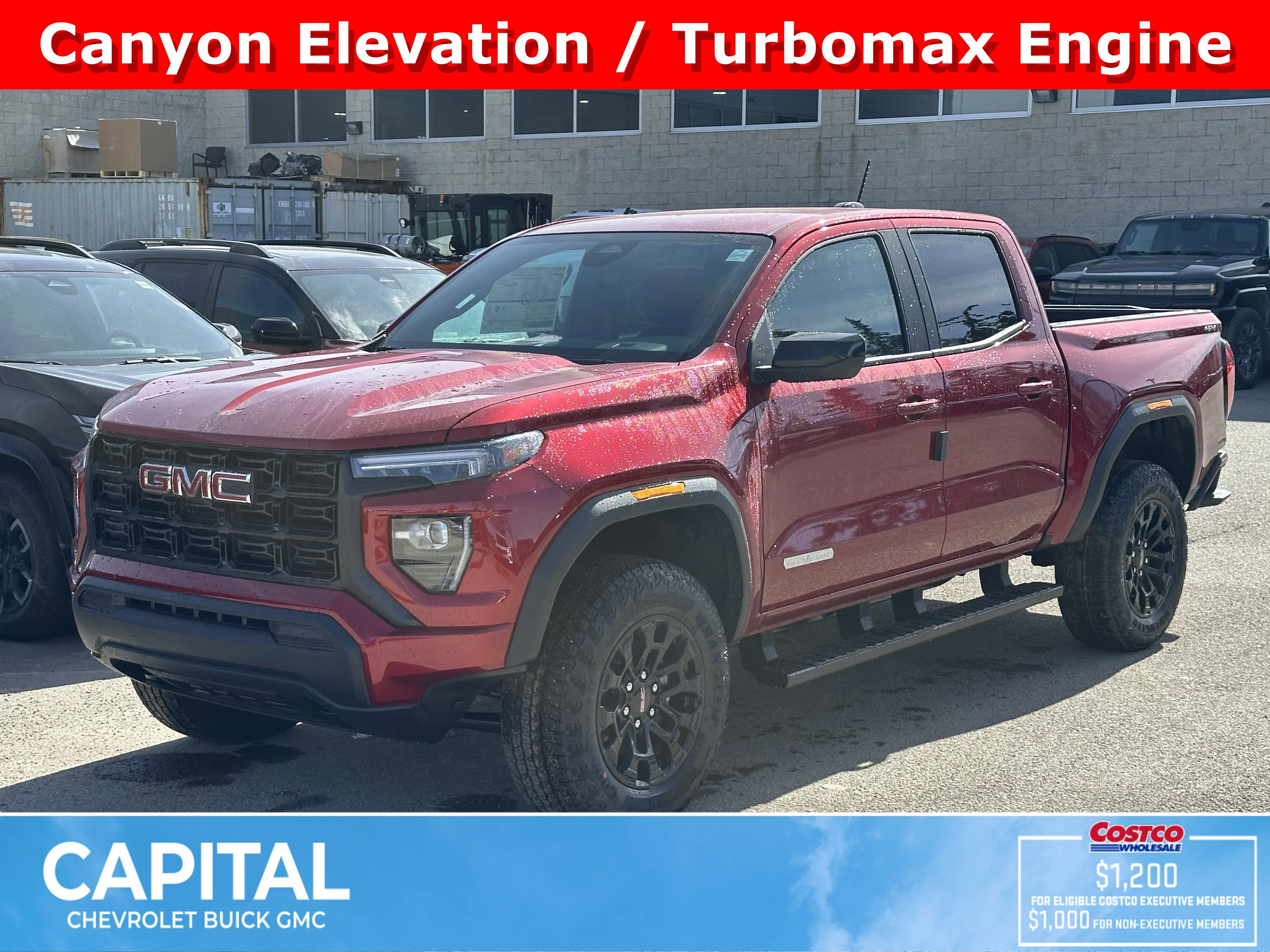 New 2026 Volcanic Red Tintcoat GMC Elevation image 1