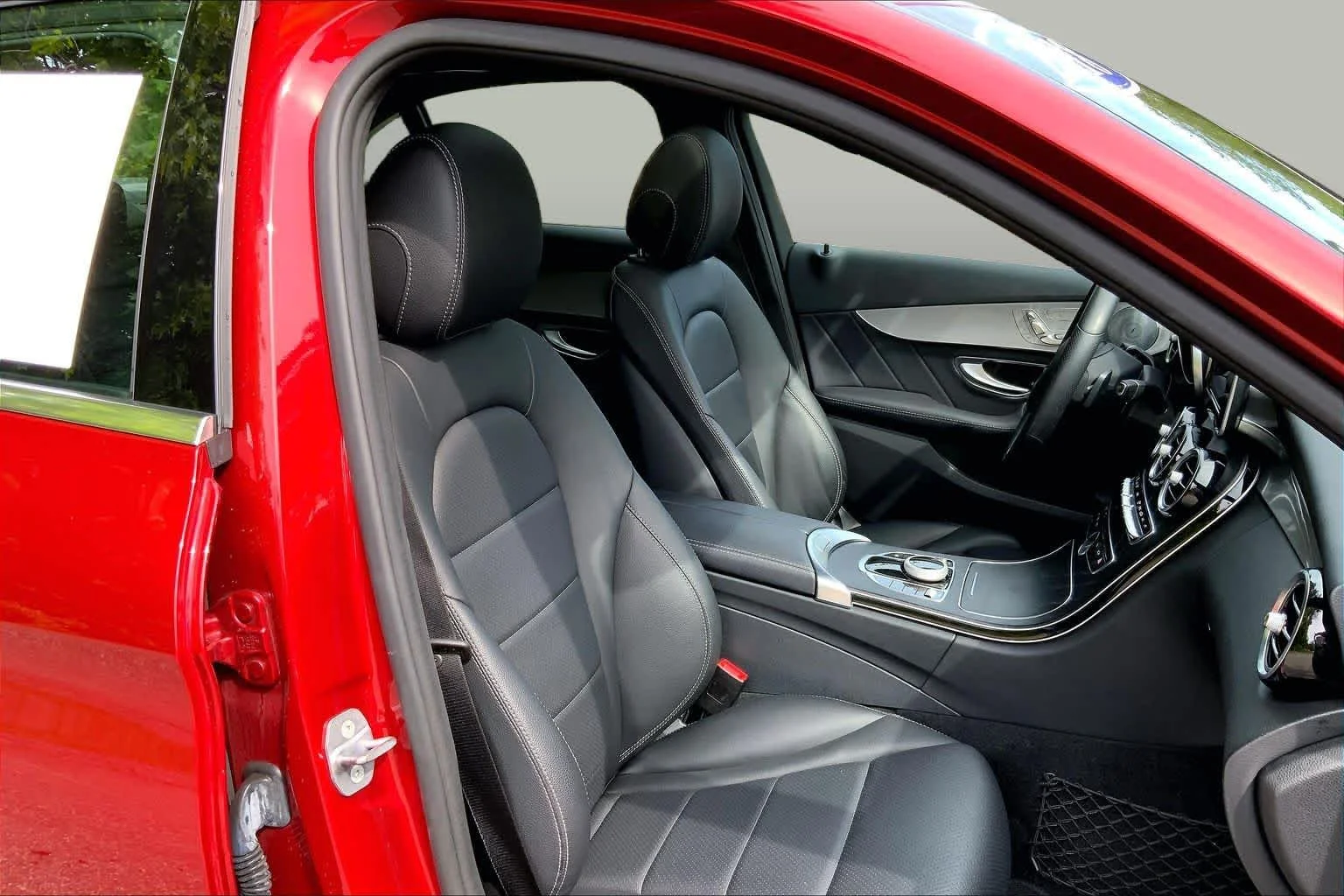 Used 2018 designo Cardinal Red Metallic Mercedes-Benz C 300 image 8