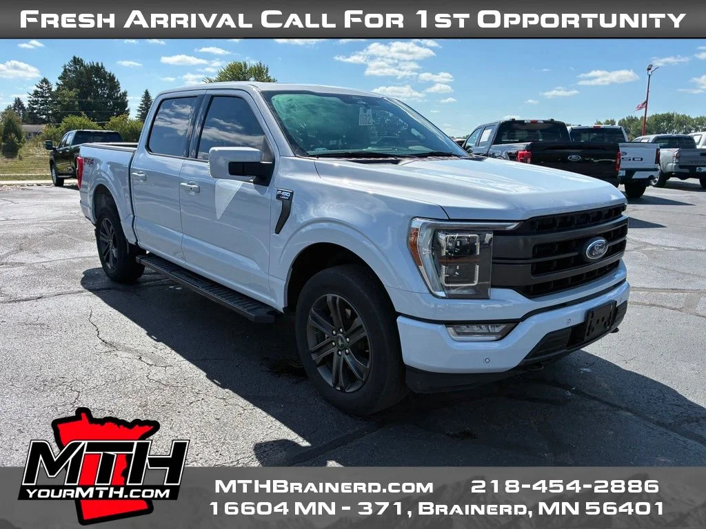 Certified Used 2022 White Ford Lariat image 2