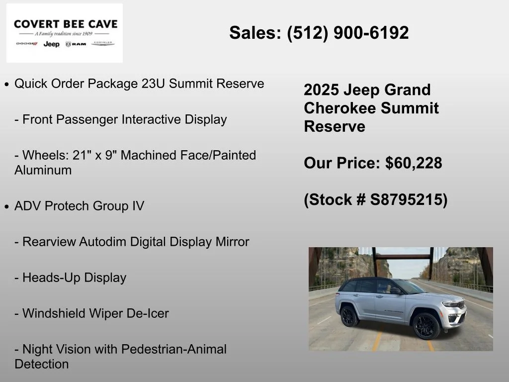 New 2025 Silver Zynith Exterior Paint Jeep Summit Reserve image 12