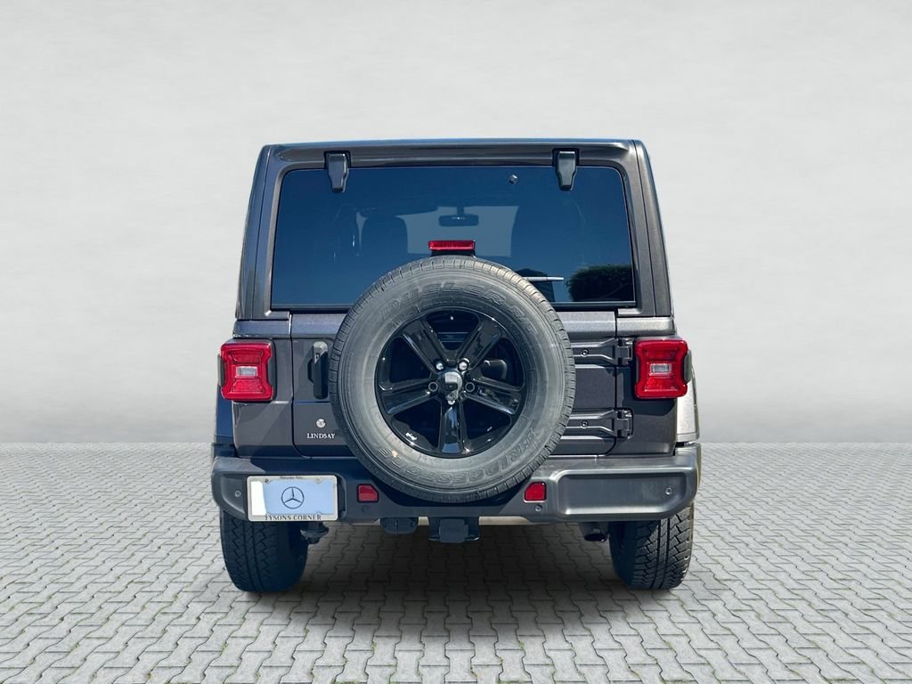 Used 2020 Crystal Metallic Jeep Unlimited Sahara Altitude image 6