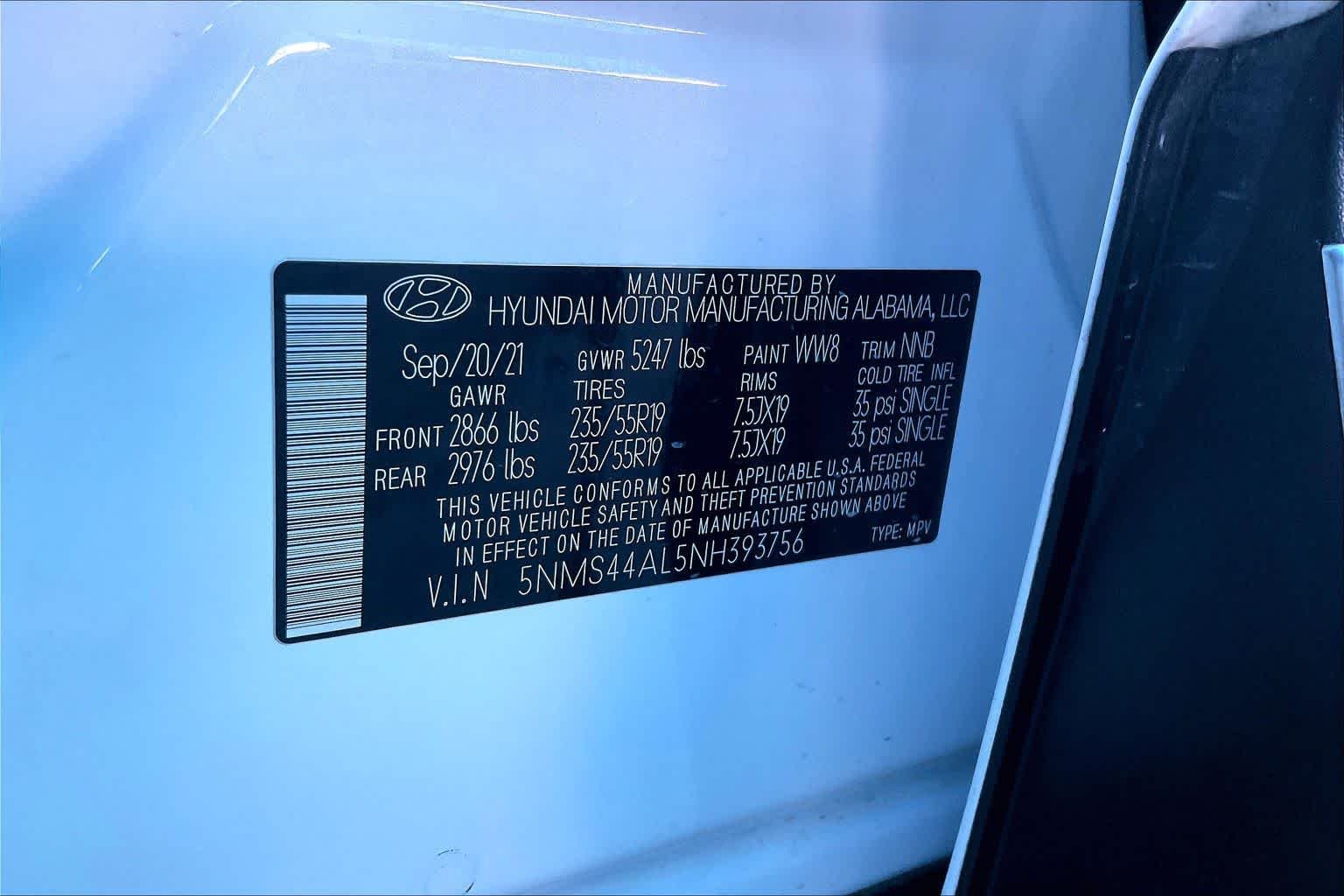 Used 2022 Quartz White Hyundai Limited image 34