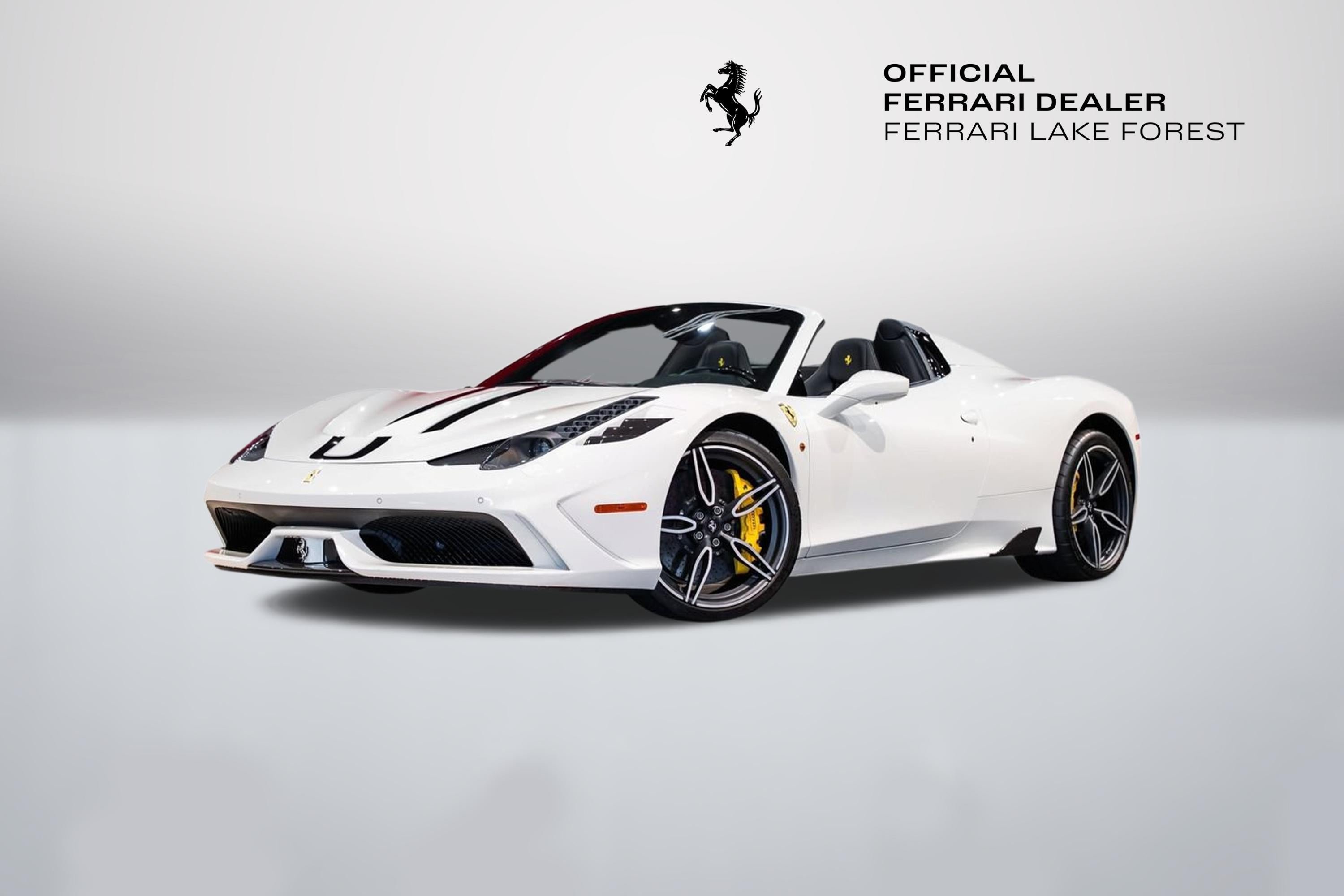 Certified Used 2015 Bianco Avus Ferrari Speciale Aperta image 1