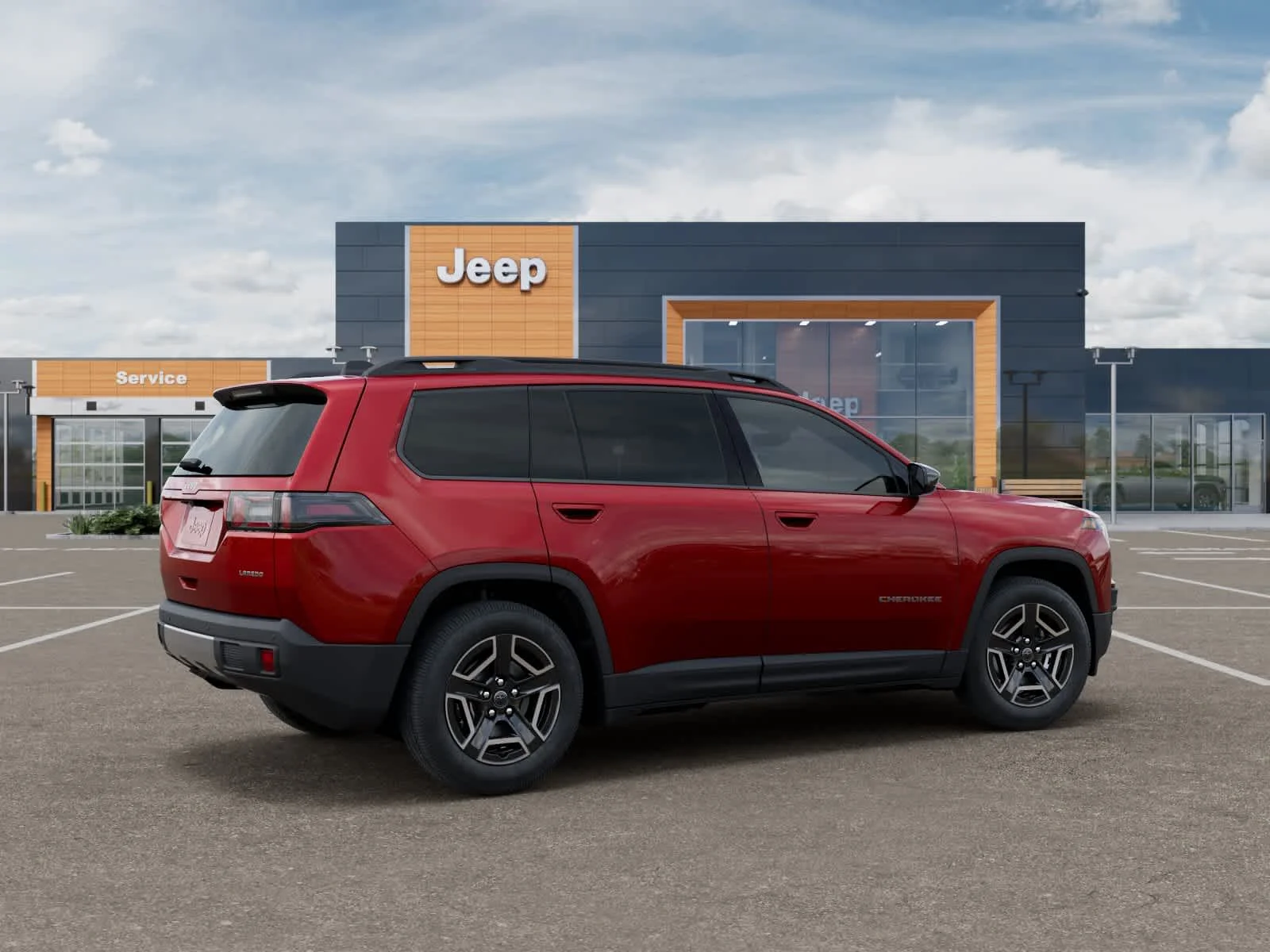 New 2026 Red Hot Pearlcoat Jeep Laredo image 4