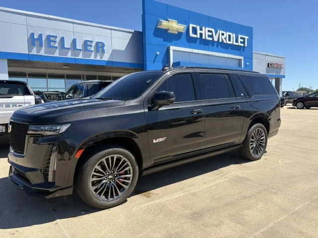 Used 2024 Black Diamond Tricoat Cadillac AWD V-Series image 3
