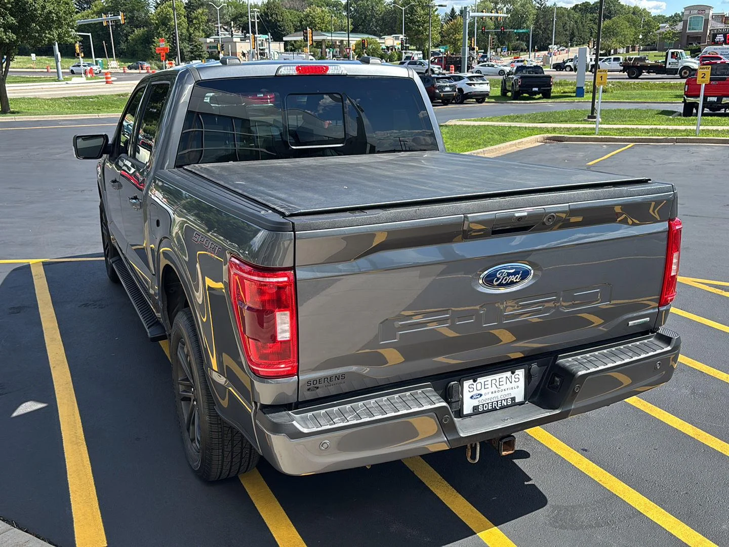 Used 2022 Carbonized Gray Ford XLT image 7
