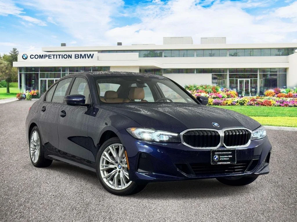 Certified Used 2023 Blue BMW 330i xDrive image 1
