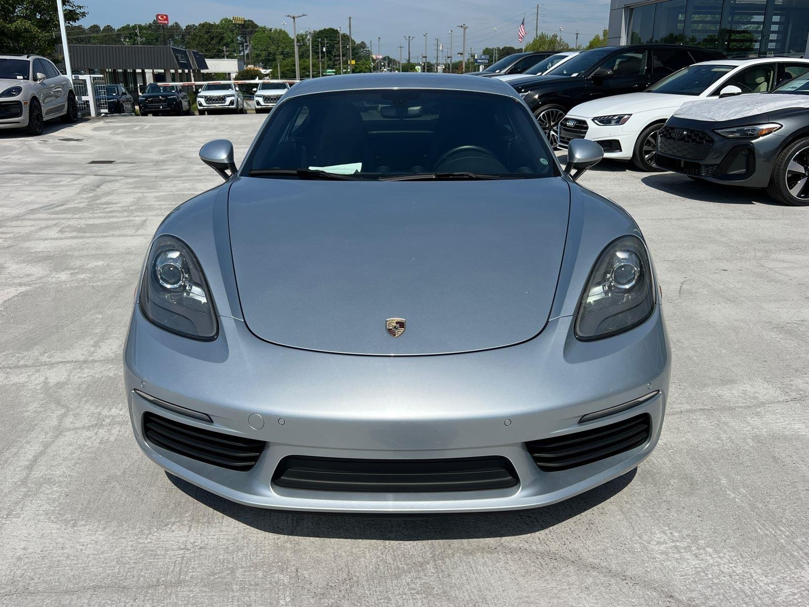 Used 2018 Rhodium Silver Metallic Porsche 718 Cayman image 2