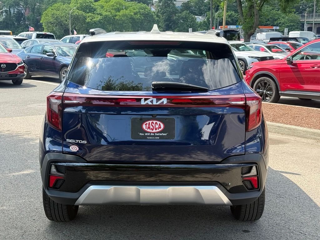 Used 2024 Dark Ocean Blue / White Roof Kia S image 7