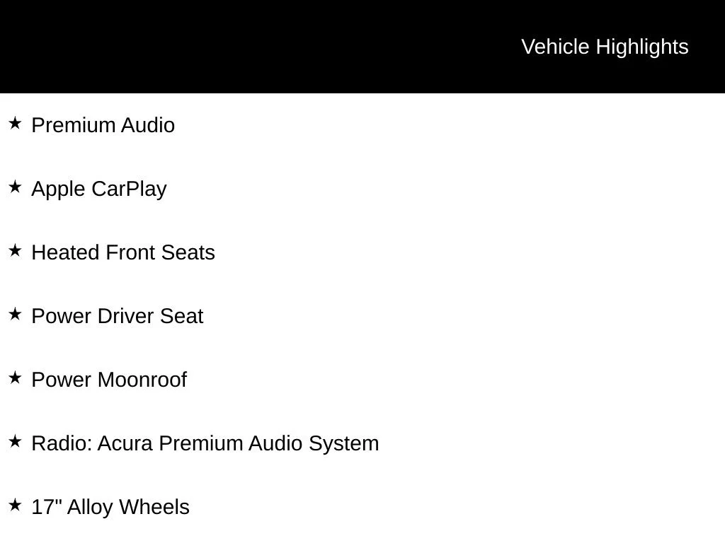 Used 2023 White Acura Base image 3