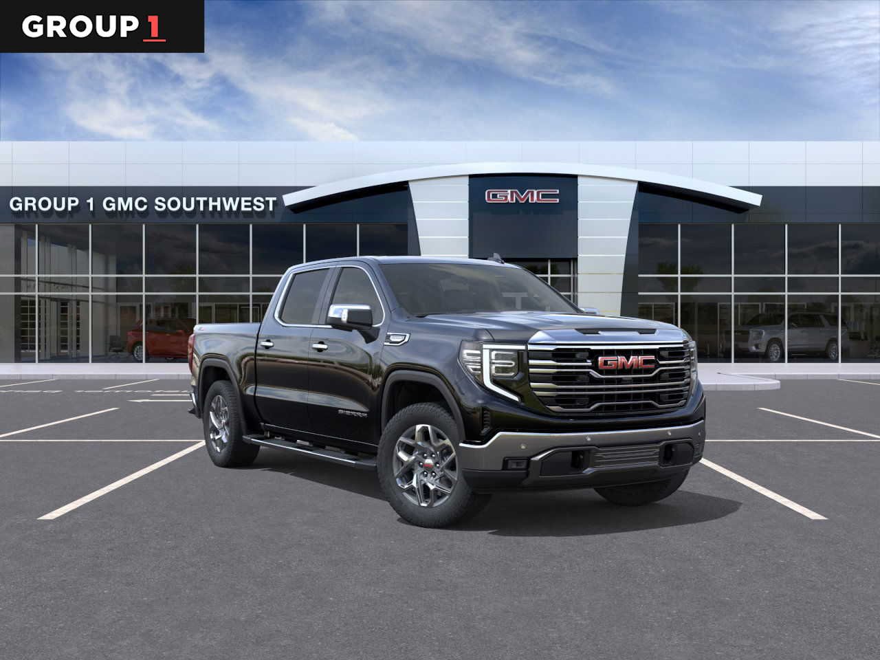 New 2026 Onyx Black GMC SLT image 1