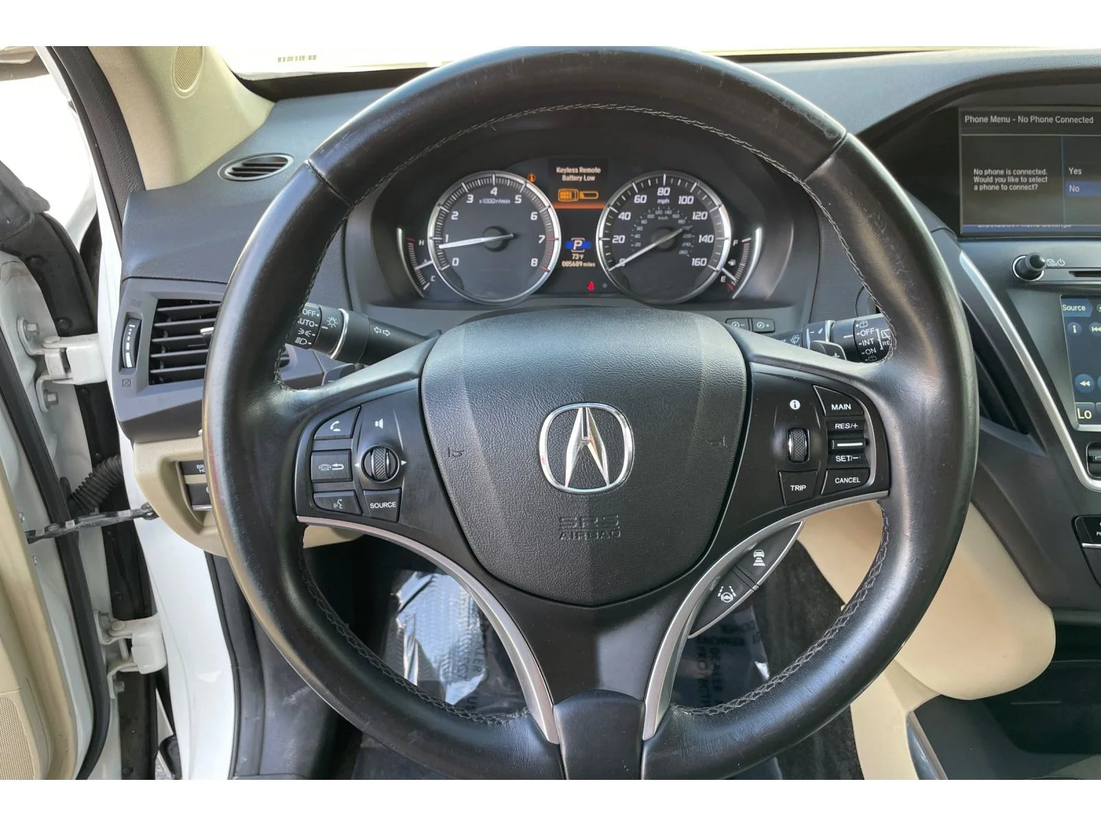 Used 2018 White Diamond Pearl Acura 3.5L (A9) image 35