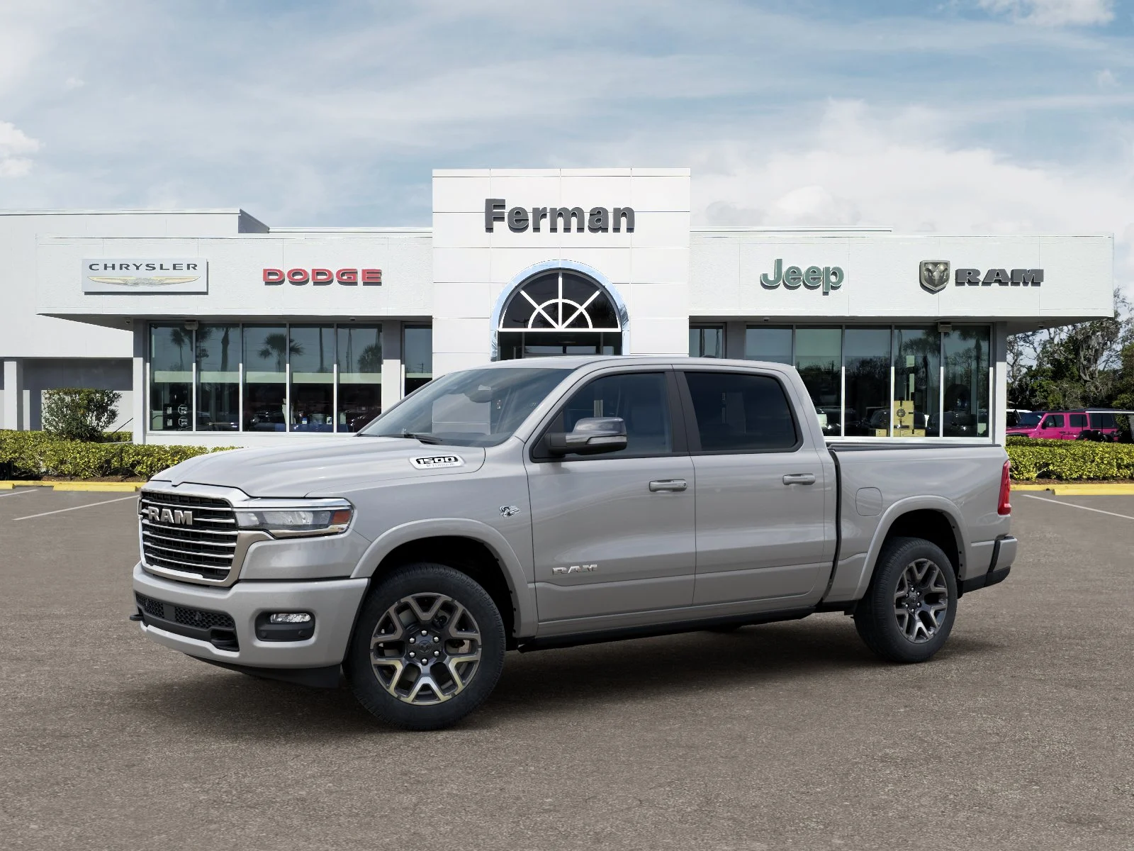 New 2026 Silver Zynith Exterior Paint RAM Laramie image 3