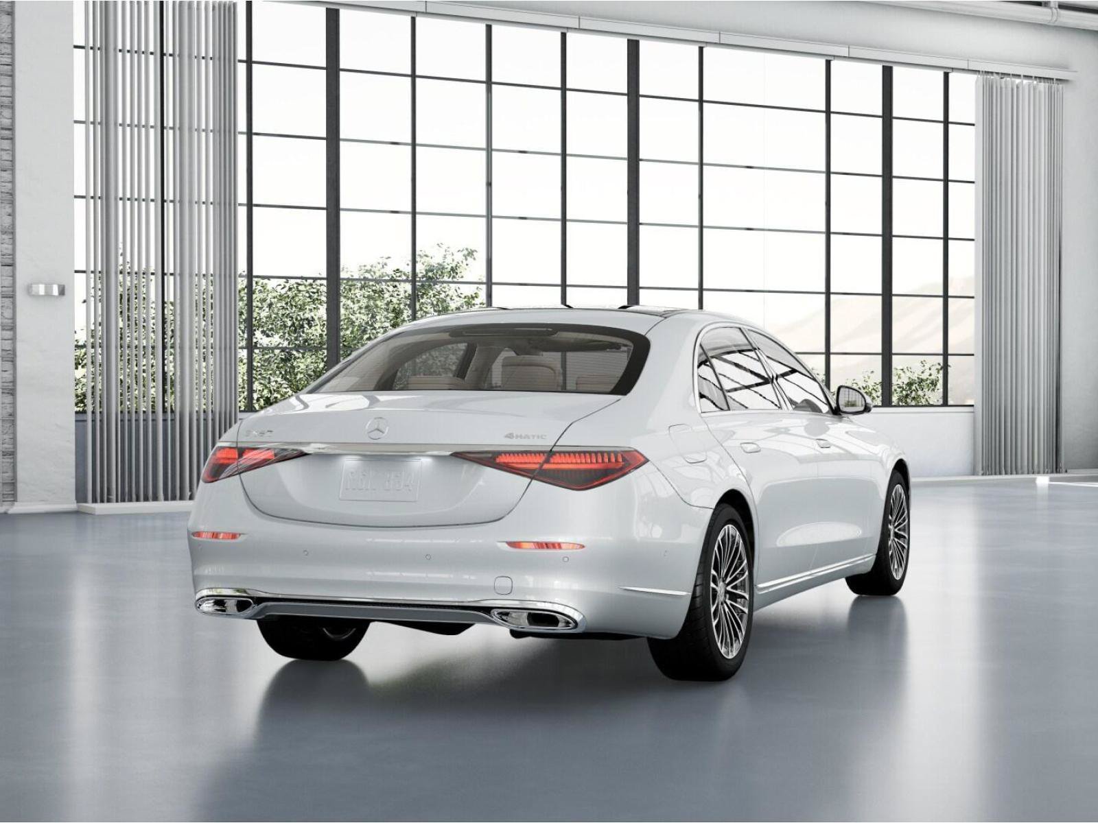 New 2026 MANUFAKTUR Moonlight White Metallic Mercedes-Benz S 580 4MATIC® Sedan image 23