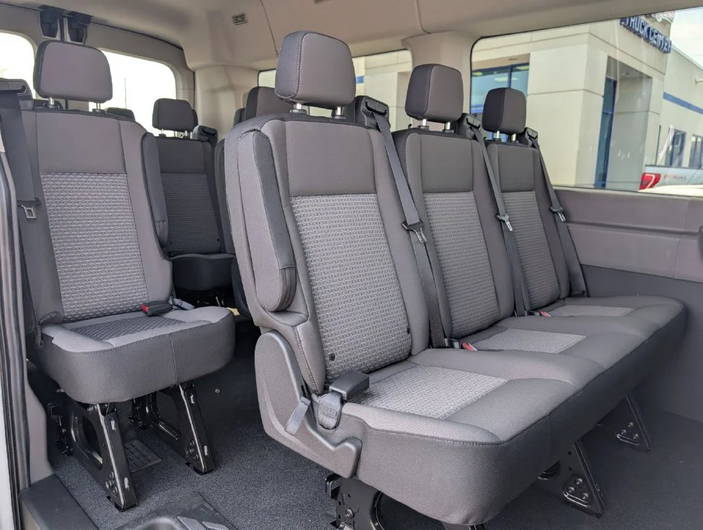 New 2026 Oxford White Ford Passenger Van XLT image 29