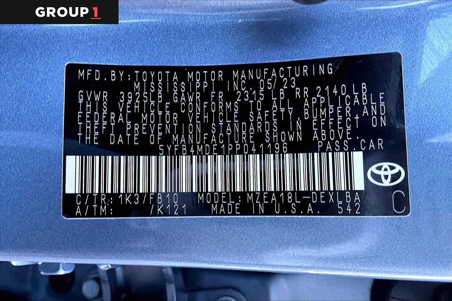 Certified Used 2023 Celestite Toyota LE image 36