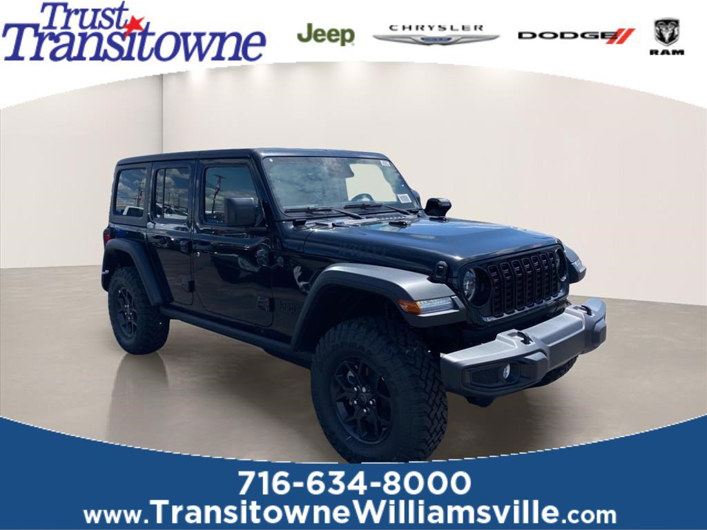 New 2026 Black Clearcoat Jeep Willys image 1
