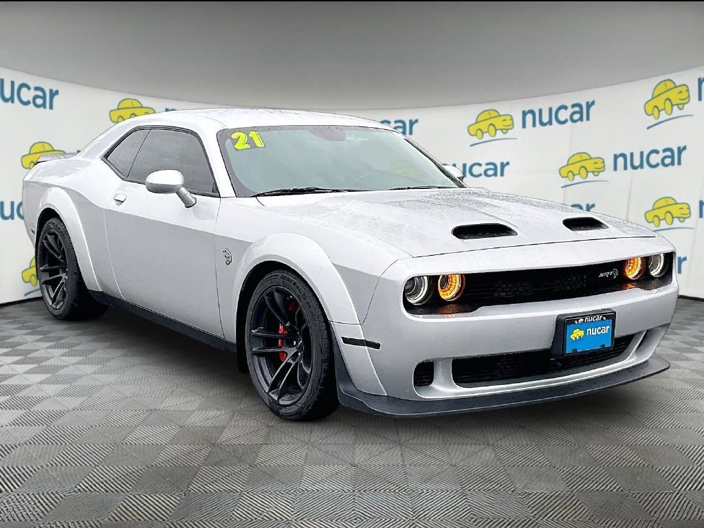 Used 2021 Triple Nickel Clearcoat Dodge SRT Hellcat Widebody image 1