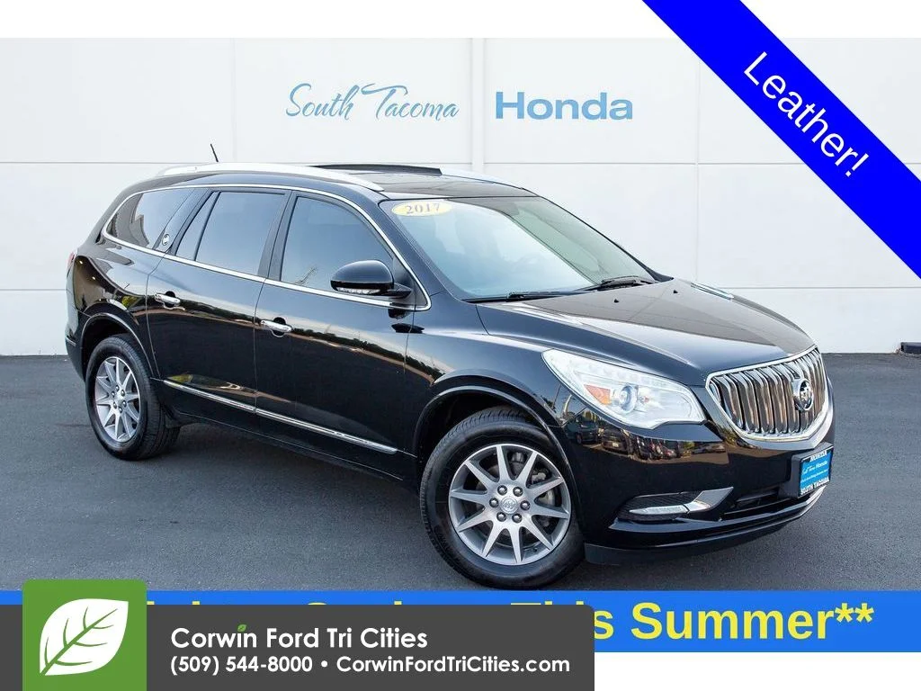 Used 2017 Ebony Twilight Metallic Buick Leather Group image 21
